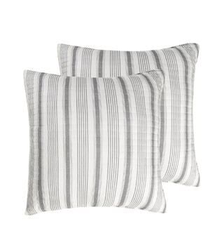 Camden Grey Euro Sham - Set of 2 - Levtex Home